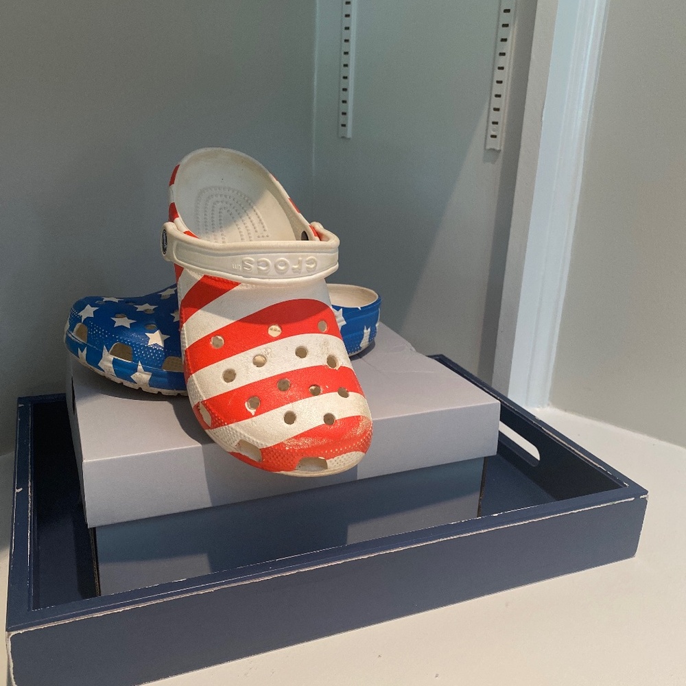 Stars and Stripes Crocs